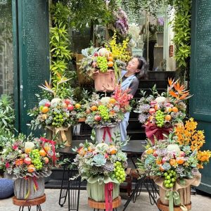 Giỏ Hoa Trái Cây Và Hoa Tươi – Quà Khai Trương Đầy Thành Ý Gửi Trọn Lời Chúc Phát Tài Phát Lộc