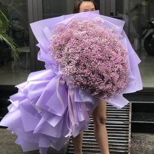 Hoa Baby Tím Bó Khổng Lồ Siêu To Bự- Ấn Tượng Khó Quên