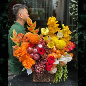 Giỏ Quà Trái Cây Mix Địa Lan Vàng – Món Quà Thiết Thực Mang Ý Nghĩa Tinh Thần